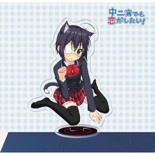Love Chunibyo&Other Delusions Takanashi Rikka Nibutani Shinka Shichimiya Acrylic Stand Figure Collection Model Toy Gifts Gifts