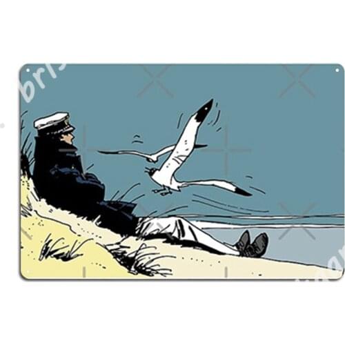 Corto Maltese On The Shore Metal Signs personalized Cinema Garage Painting Décor Cinema Tin sign Posters