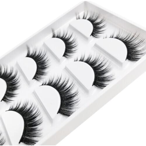 Flash girl 055 false eyelashes 100% handmade 5pais 3D mink Eyelashes super thick false Eyelashes