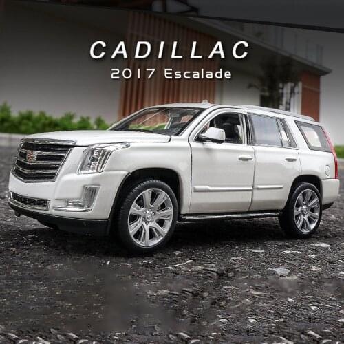 1:24 Cadillac Escalade 2017 SUV Alloy Car Model Diecast Toy Vehicle High Simitation Cars Toys For Children Kids Gifts