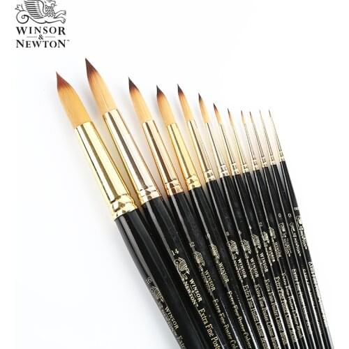 Windsor Newton watercolor brush gouache pincel Acrylic paints art supplies