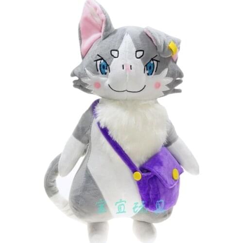 New Backpack Cat Plush Toy Doll Birthday Present 22cm
