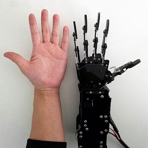 Programmable Robot Palm Bionic Open Source Palm With Body Induction Gloves For STM32 For Children Educational Toys Birthday Gift