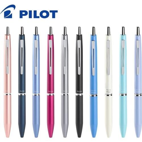 Japan PILOT BAC-30EF Ballpoint Pen Pressing Metal Resin 0.5mm Student Fine Head Multicolor Pen Retro Oil Pen Business Office