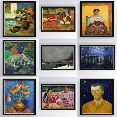 Character Flower Canvas Poster Oil Painting Poster Canvas Print Painting Wall Art Living Room Home Decoration