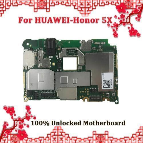 Replacement Unlocked For HUAWEI Honor 5X Motherboard,Disassemble Mainboard 16GB For HUAWEI Honor 5X Motherboard With Full Chips