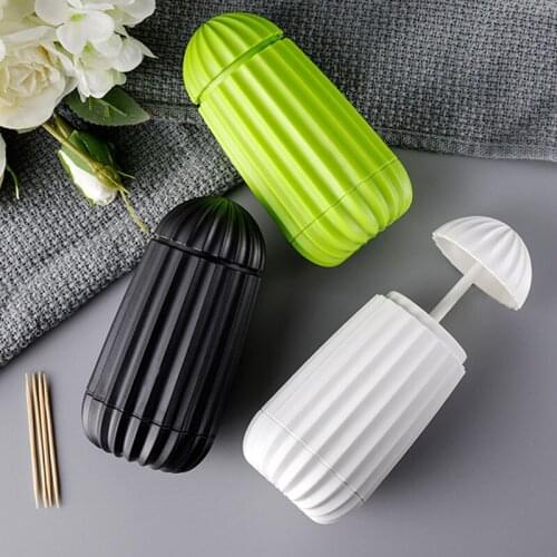 Retractable Toothpick Holder High Quality Brand Automatic Pop Up Toothpick Dispenser Toothpicks Case Storage Organizer JU32903