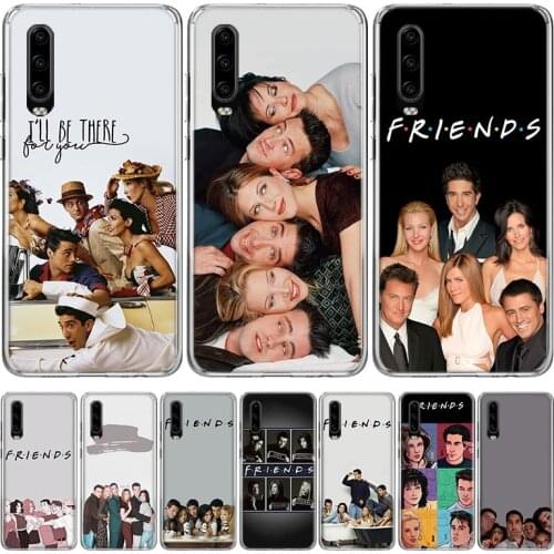 Friends Tv Show Funny Family Silicon Phone Case For Huawei P30 P20 P40 P10 Mate 30 20 10 Pro Lite P Smart Z Plus + Pattern Cover