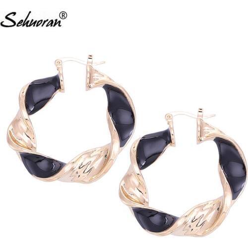 Sehuoran Oorbellen Zinc Alloy Drop Earrings For Women Christmas Earrings Gifts Statement Earrings Jewelry New Flashion