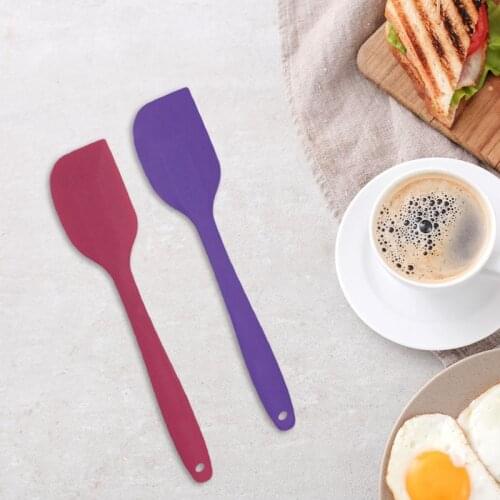 1 Pcs Silicone Cream Butter Cake Spatula Mixing Batter Scraper Brush Butter Mixer Cake Brushes Baking Cake Tool Kitchenware