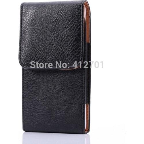 100pcs/lot&free shipping Universal Phone Pouch Bag Flip cover case Leather Belt clip Holster for Samsung S6 S5 S4 S3 Note 3 4 5