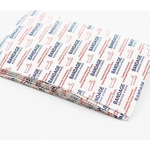 150Pcs 2019 First Aid Bandage Band Aid Wound Dressings Sterile Hemostasis Stickers Medical Adhesive Plaster Strips Health Care