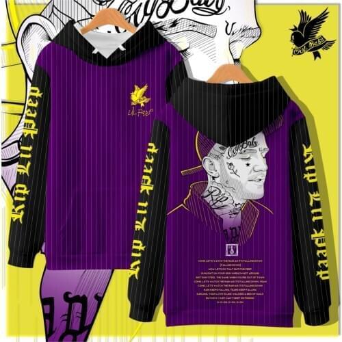 New 2019 Lil Peep hoodie pocket design hooded sweatshirt for men women hip hop casual wearing new Plus Size hoodies