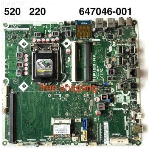647046-001 For HP TouchSmart 520 220 AIO motherboard IPISB-NK motherboard 100%tested fully work