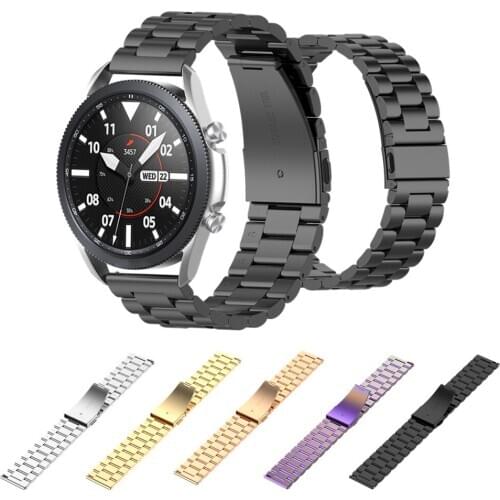 Metal Band Bracelet For Samsung Galaxy Watch Active 3 41mm 45mm Smartwatch Strap For Galaxy 46/42mm Gear S3 Active2/1 Wristband