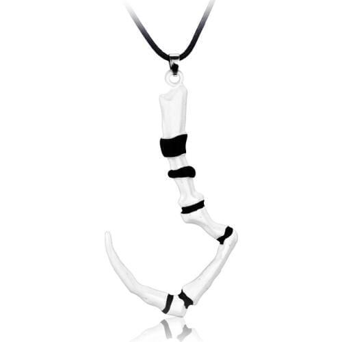 Dongsheng Hot Game Dota 2 Metal Necklace Pudge Dragonclaw Hook Pendant Cosplay Accessories Jewelry Gift can Drop-shipping