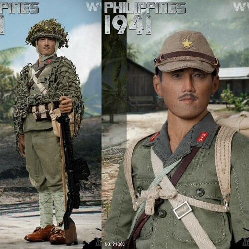 1/6 WWII 1941 Battle of Philippines 91003 Soldier 12inch Action Figure Full Set For Collection Pre-sale