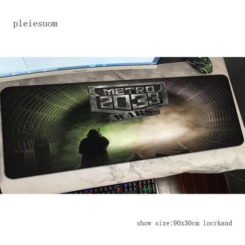 Metro 2033 mouse pad 900x300x4mm Computer mat High quality gaming mousepad large big padmouse keyboard games pc gamer desk