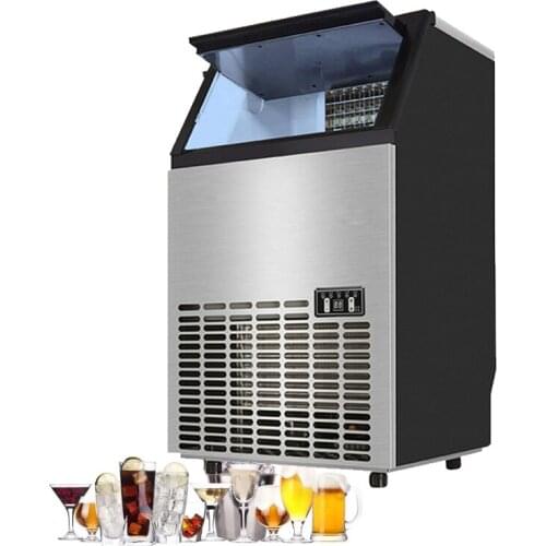 50KG / 24H Commercial Electric Ice Maker Household Ice Making Machine Family Small Bar Coffee Shop Ice Maker