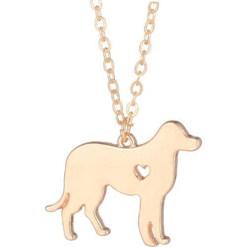 Fashion Cute Labrador Dog Pendant Necklace for women Choker necklace charm Christmas gift Jewelry for girlfriend