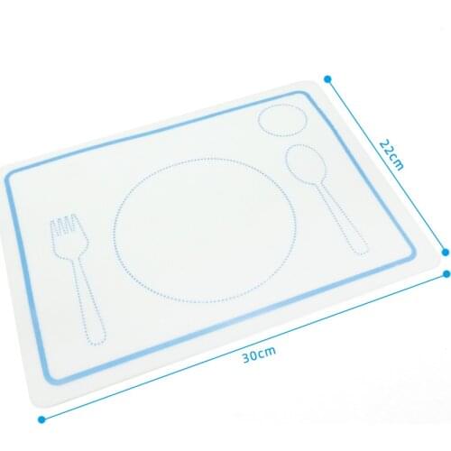 Montessori Sensory Materials Silicone Placemat Practical Life Table Manner Training Educational Teaching Aids Toddler J2744H