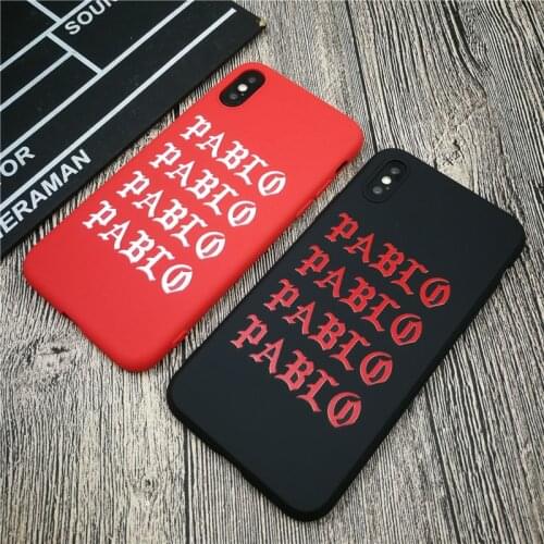 Kanye PABLO soft case for iphone 12 MINI 11 pro X XS MAX XR 8 7 6 6S plus silicone phone cover fashion coque Couple fundas capa