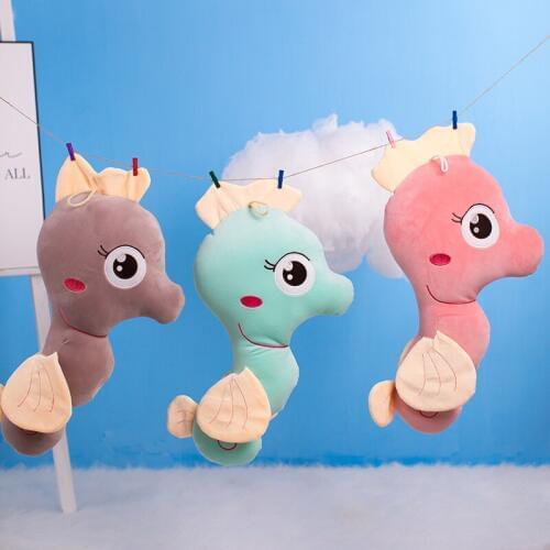 2019 new high quality 60/80/100cm hippocampus doll plush toy pillow baby toys to send children birthday gifts Christmas gifts