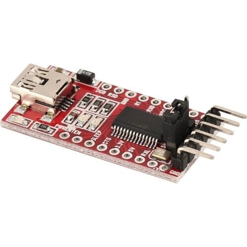 FT232RL FTDI USB to TTL Serial Adapter Module for Arduino FT232 Mini Port Support 3.3V 5V Compatibility Download Line