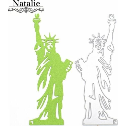 Statue Of Liberty Metal Cutting Dies For Scrapbooking Diy Album Cards Decoration Paper Embossing Die Cuts Stencils