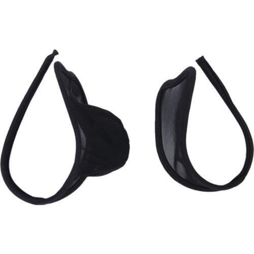 Couples Lovers Men Women C-String Thong Panty Underwear Visible Network 2 pcs in 1 Set