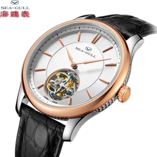 Seagull Horloge Heren High-end Luxe Horloge Tourbillon Lang Vermogen casual Zakelijk Horloge Saffier Mechanisch Mannelijk