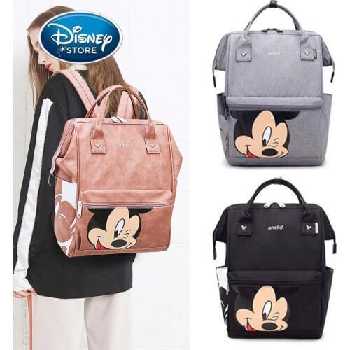 Disney Mickey Mouse Women Backpack Diaper Bag Mummy Bag Maternity For Baby Care Nappy Bags Waterproof Stroller Nursing Handbag