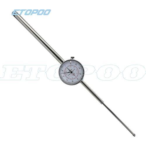 0-100mm Range 0.01mm Grad Dial Indicator White Dial 0-100 Reading large indicator gauge