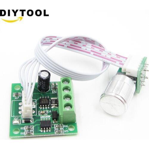 1.8V 3/5/6/12 V 2A PWM DC Motor Speed Control /w Potentiometer Switch