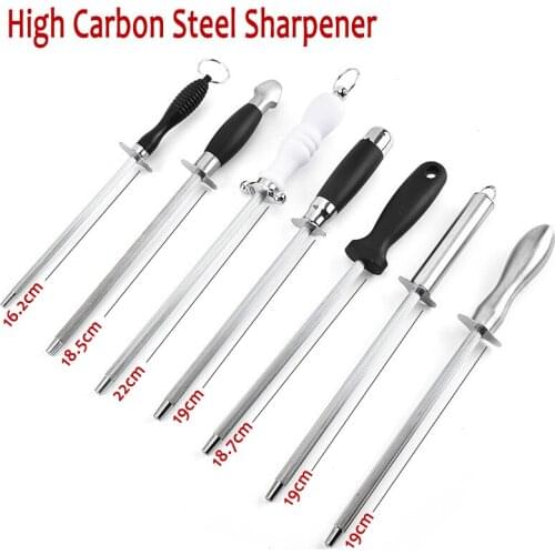 1 Pcs High Carbon Steel Multifunctional Stick Sharpener Pen Shape Knife Sharpener ABS Handle Protable Kitchen Acceaasoies