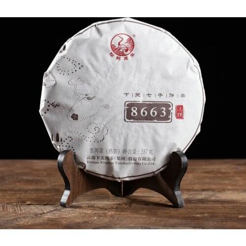 2018 Year Shu Pu-erh "Recipe 8663", Xiaguan Factory, Dali Region, Ripe Pu-erh 357G