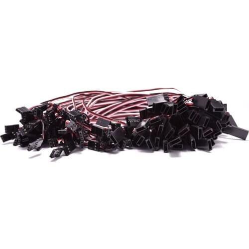 5pcs 10pcs 20pcs 50pcs 100pcs 300mm 30cm 12 RC Servo Extension Extend Lead Wire Cable For JR New Quadcopter
