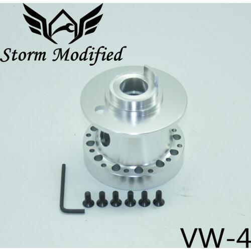 SuTong Whole aluminum modelling Steering Wheel Hub Adapter For VW-Golf,Poussin, Santana 2000 Model VW-4 Boss Kit
