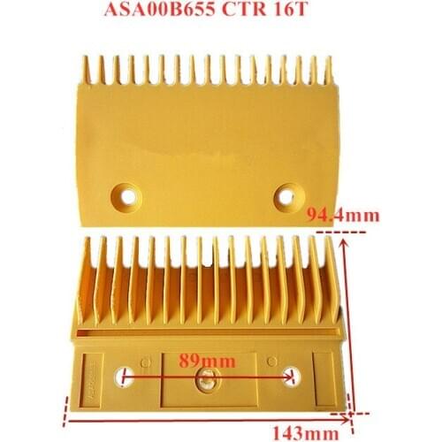 ASA00B655 ASA00B656 ASA00B654-R ASA00B654-L Comb Plate Use for LG-Sigma Escalator 1 Pack=5 Pieces
