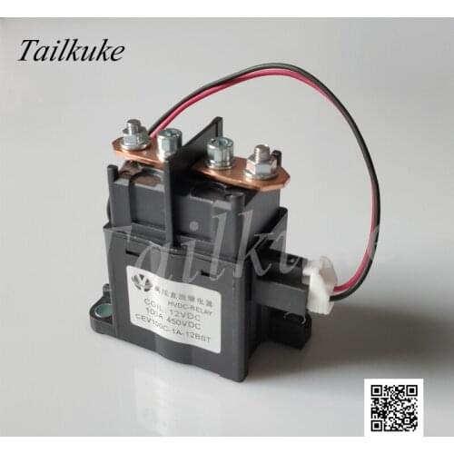 Automotive Relay DC High Voltage Contactor 450VDC 17012 Electric Vehicle Power Supply Control Vacuum Seal