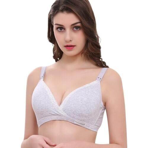 Maternity Nursing Bras Pregnant Women Breastfeeding No Rims Front Closure Breast Feeding Bras Bras for Women