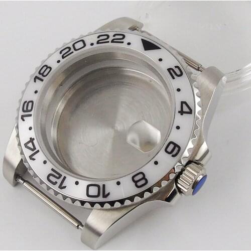 Fit NH35 NH35A Stainless Steel High Quality 40mm Watch Case Sapphire Crystal Seeing-Through / Solid Backcover