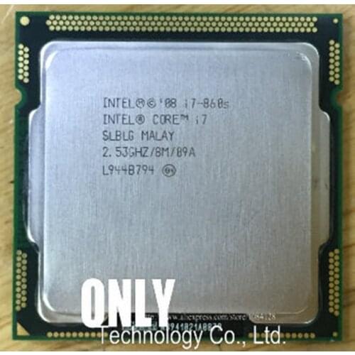 Intel Quad-Core i7 Desktop Processor I7-860S SLBLG I7 860S (8M Cache, 2.53GHz LGA1156) CPU