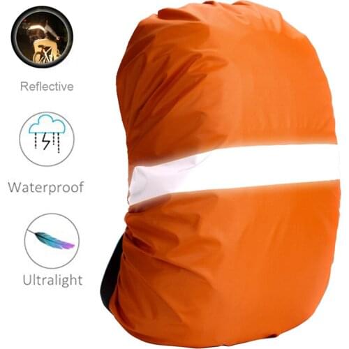 Rain Cover Backpack Reflective Waterproof Bag Camo Tactical Outdoor Camping Hiking Climbing Dust Raincover