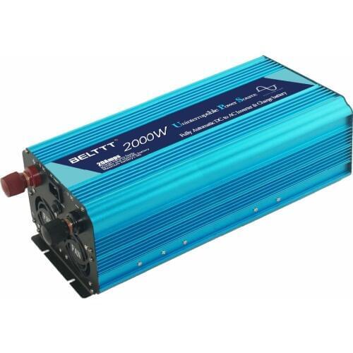 Hot Sale! 2000w intelligent pure sine wave inverter 24v to 220v DC to AC power inverter with USB port, CE approval