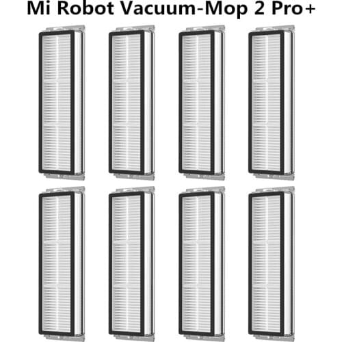 8PCS Sweeping Washable Accessories Hepa filter For Xiaomi Mi Robot Vacuum-Mop 2 Pro+ STYTJ02ZHM Robot Vacuum Cleaner Parts Kits
