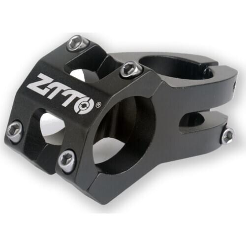 Bicycle Stem Wear-resistant MTB Bike Handlebar Stem 31.8mm Adjustable Aluminum Short Handlebar Stem Riser Fixed Bike Bar Stem