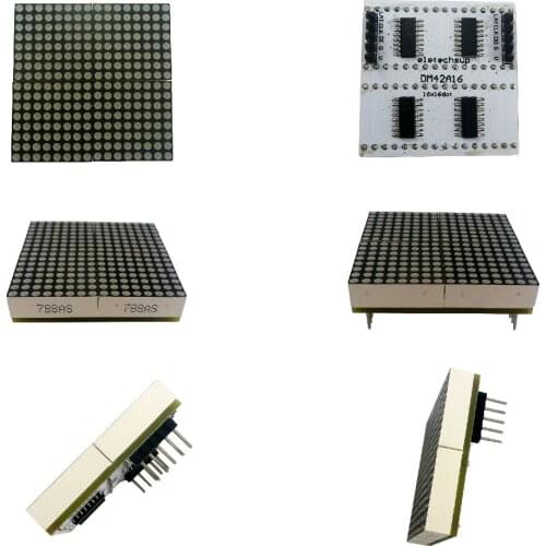 Mini 16x16 Matrix Red LED Display Dot Digital Tube Module 74hc595 Drive For Arduino UNO MEGA2560 DUE Raspberry Pi