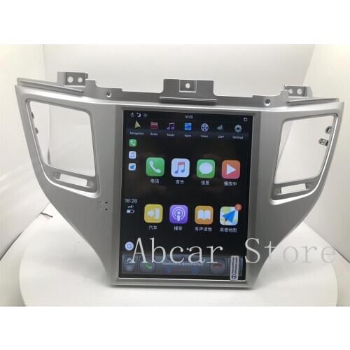10.4'' Tesla style Android 9.0 Car dvd player GPS Navigation For HYUNDAI Tucson IX35 2015 2016 2017 2018 stereo radio PX6 HDMI