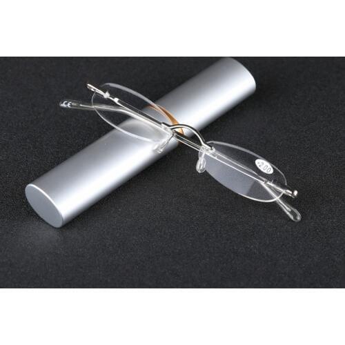 Slim Reading Glasses Men Women 1.5 2.0 2.5 3.0 Silver Mens Eyeglasses For Read Eyewear Presbyopia oculos de grau